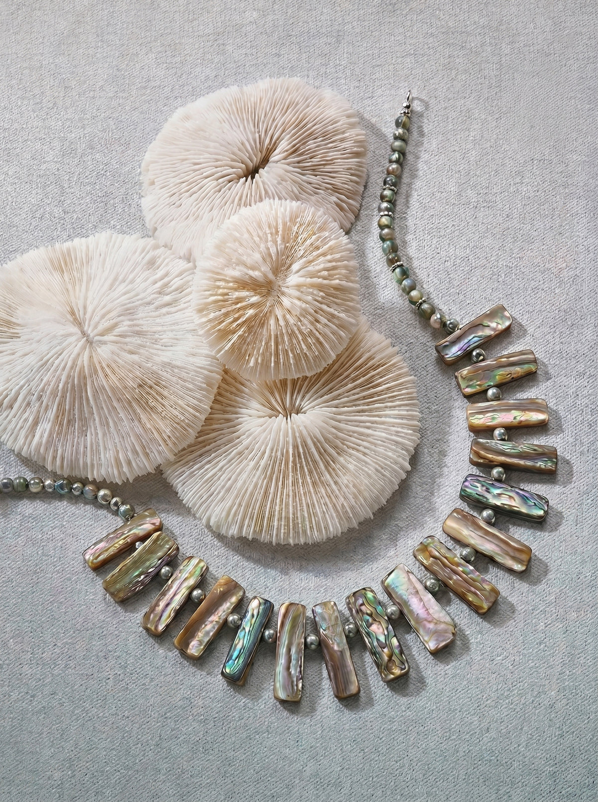 Shell Fan Necklace