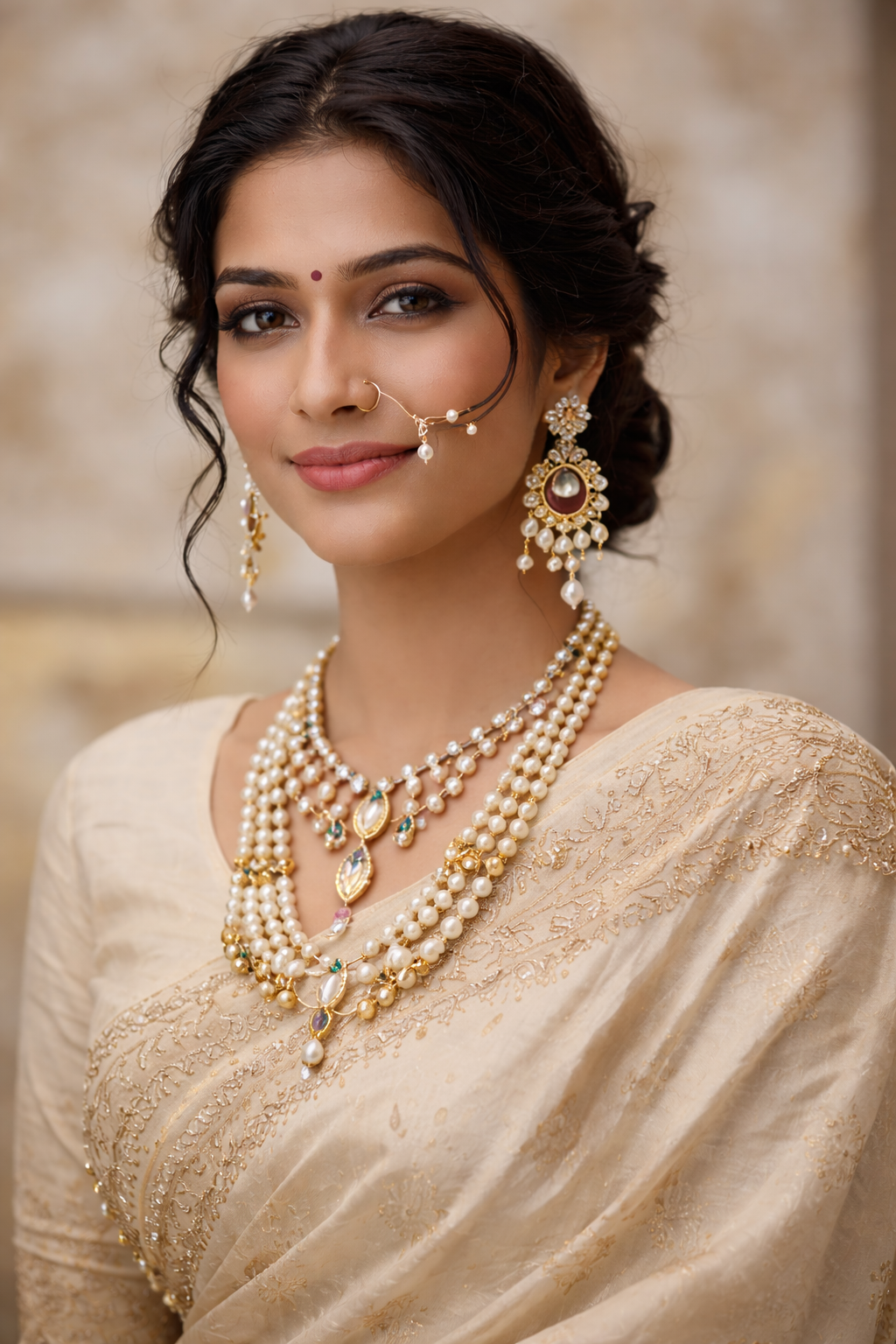 Heavy 5 Line Pearl Mala