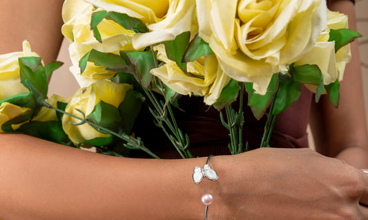 Butterfly Pearl Cuff