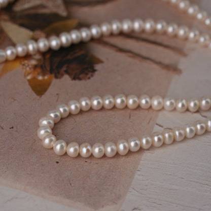 Classic White Pearl Mala