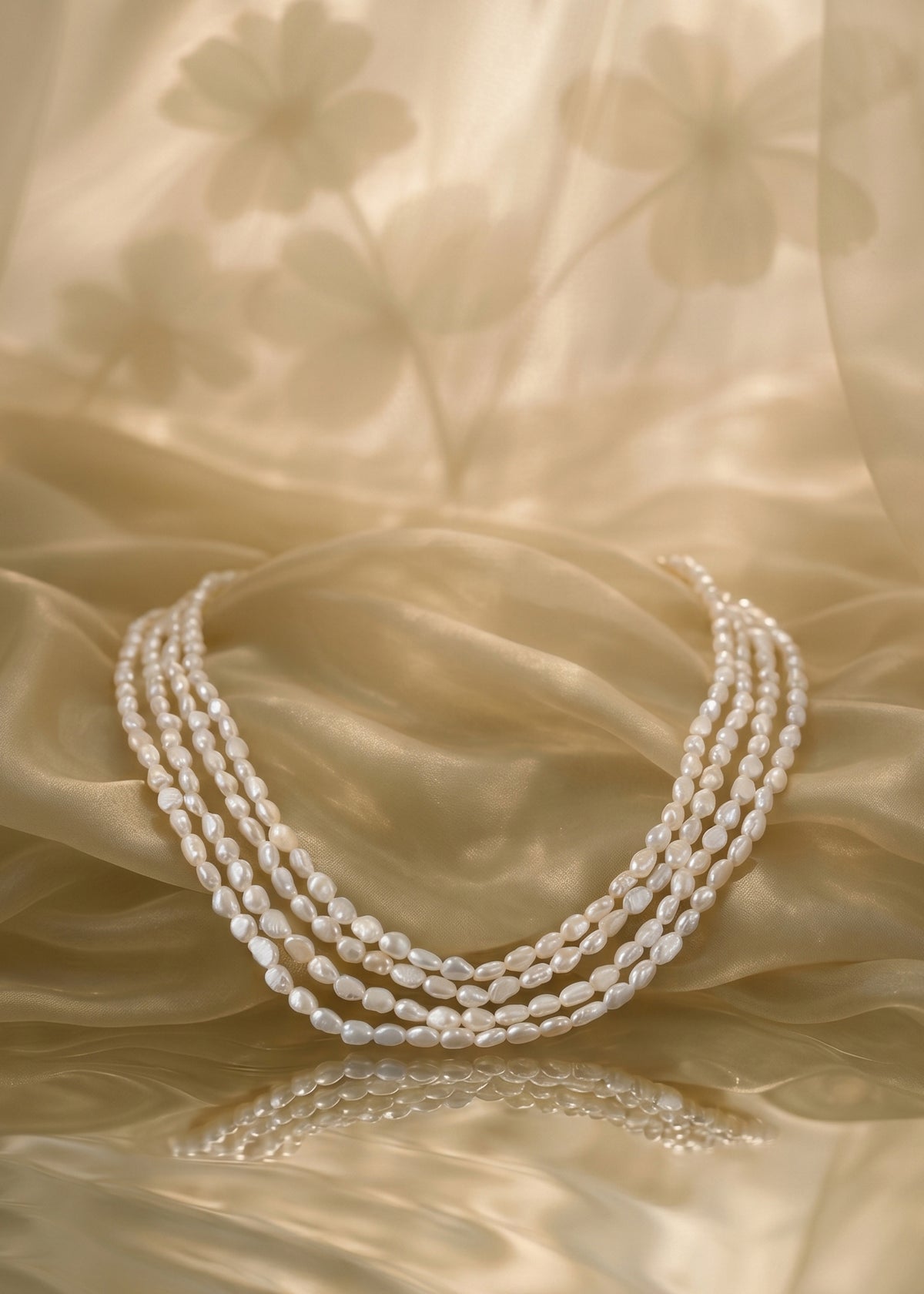 Layered Petite Baroque Pearl Mala