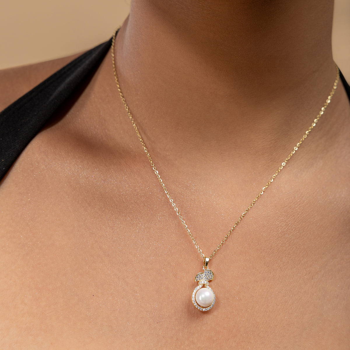 Pearl Drop Pendant Set