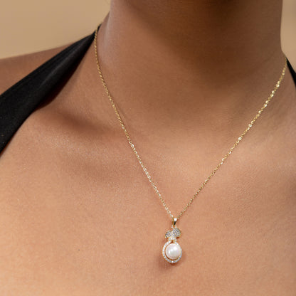 Pearl Drop Pendant Set