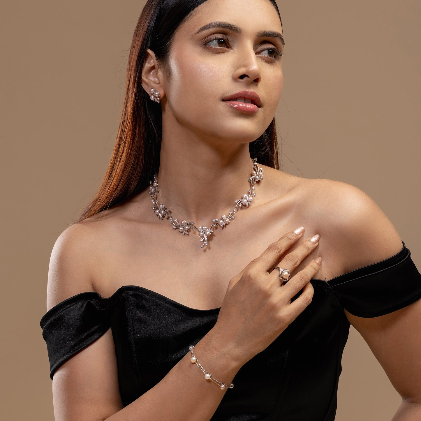 Pearl Blossom Necklace