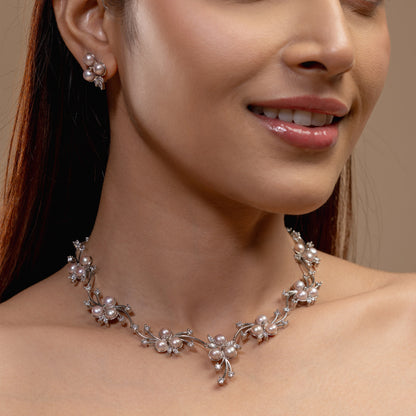 Pearl Blossom Necklace