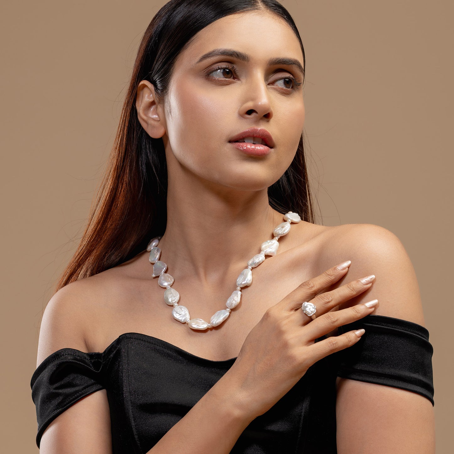Baroque Pearl Mala