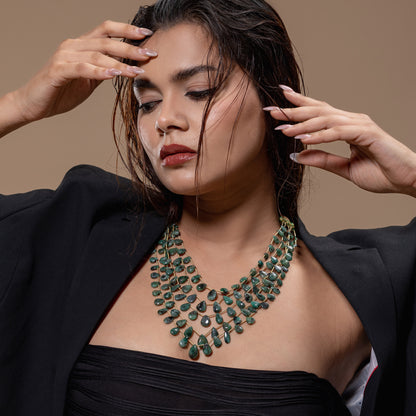 Emerald Drop Necklace