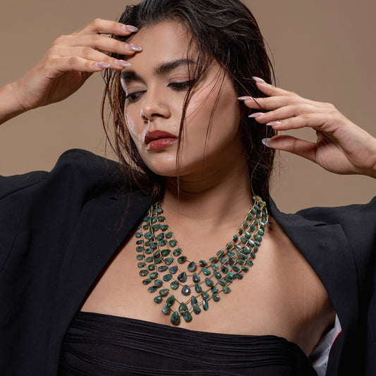 Emerald Drop Necklace